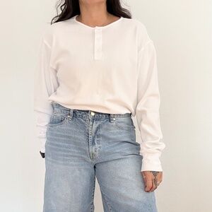 Outdoor voices Henley long sleeve shirt